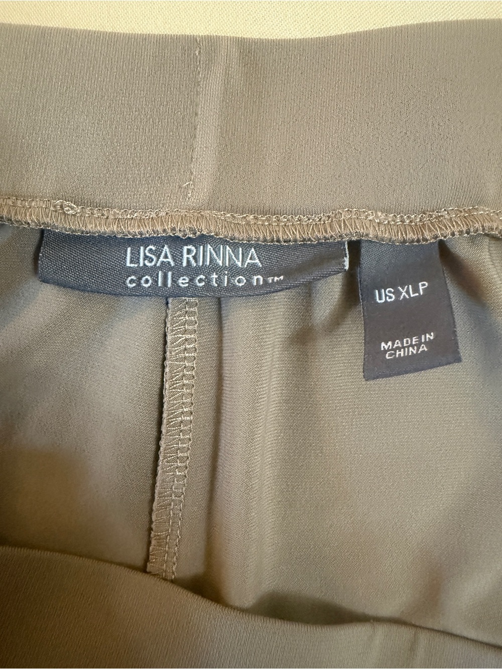 Lisa Rinna Collection Ponte Wide Leg Pants - Picture 3 of 13